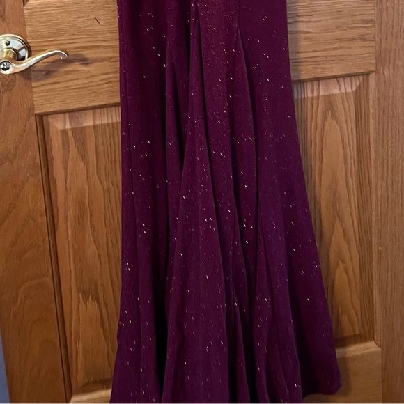 Dear Moon Burgundy Prom Dress - Picture 4 of 4